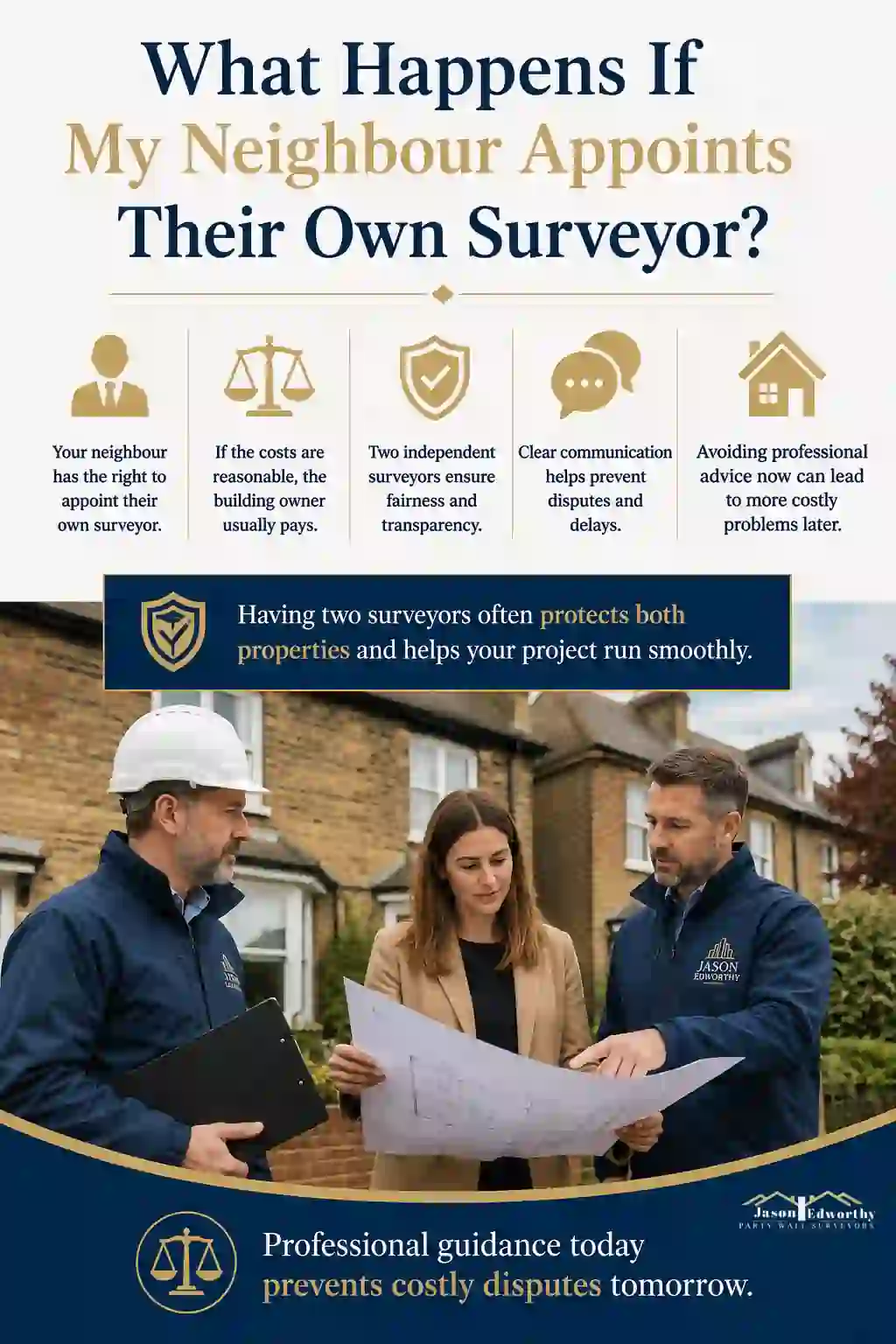 What Happens If My Neighbour Appoints Their Own Surveyor Gerrards Cross?